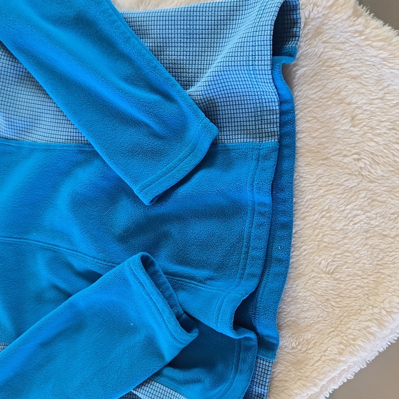 Mountain Hardware Women's Long Sleeve Fleece Blue Fleece Zip-Up Jacket - Picture 8 of 14